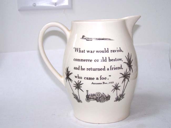 A Limited Edition Reproduction Liverpool Pitcher made by Wedgewood in 1978 — image 2
